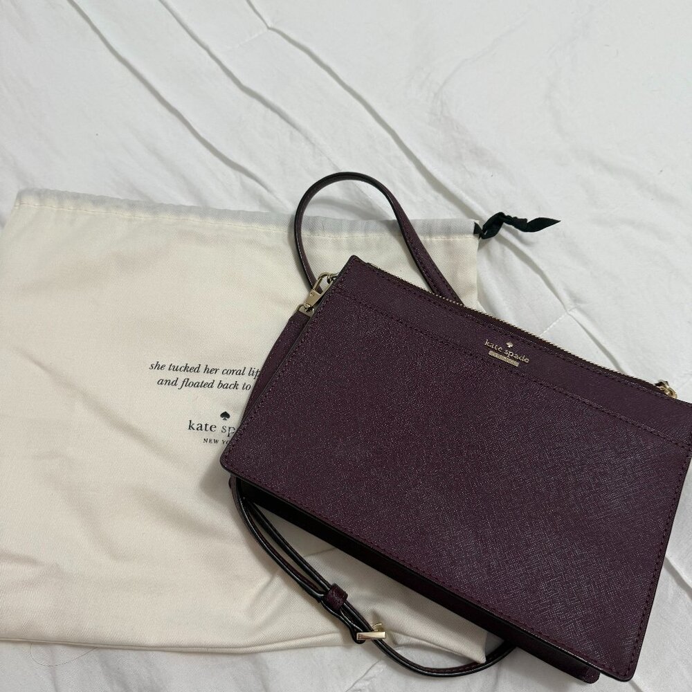 Kate Spade Maroon Crossbody Bag